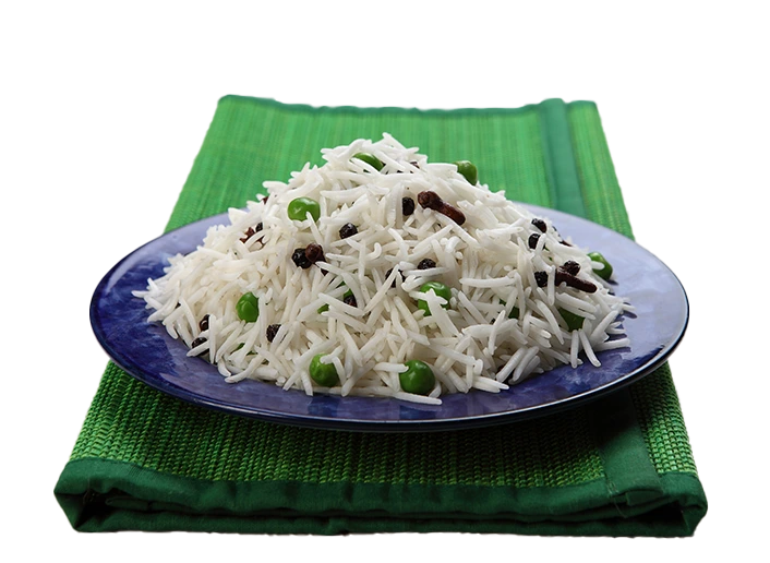 Prepared basmati rice dish